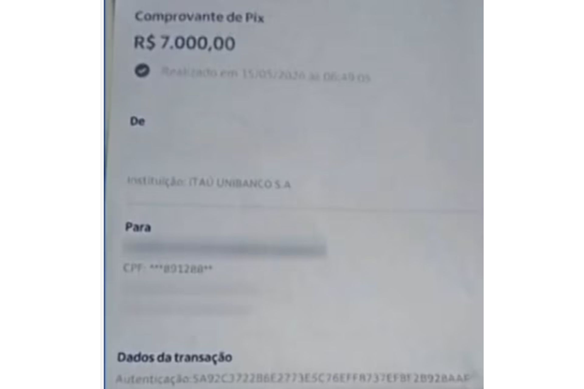 Funcionário do IML é preso suspeito de fazer Pix com celular de morto